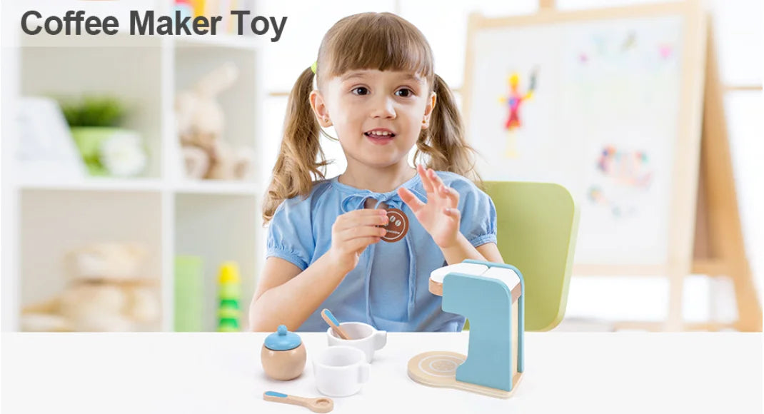 Wooden Kitchen Toys, Pretend Play Role-Playing Games, Realistic Simulation, Gifts for Boys and Girls