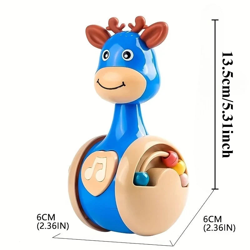 Roly Poly Baby Toys 6 to 12 Months, Tumbler Wobbler Toys for Infant Boy Girl - Perfect for Learning to Climb & Early Education!