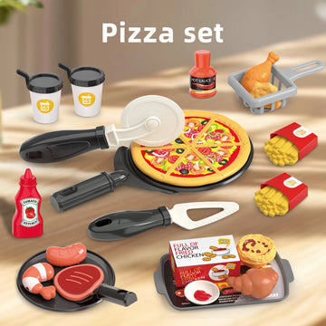 Children's Toys Pretend Play, Barbecue, Fast Food, Pizza, Sushi, Afternoon Tea, Desserts, Kitchen Food, Toy Sets