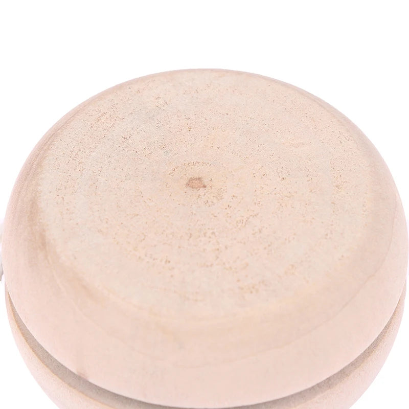 Yo-Yo Creative Yo Yo Toys For Child Gift Wooden Yoyo Toy New toy Color Mini Round DIY Baby Yoyo Ball Hand-Made Crafts Log Toys