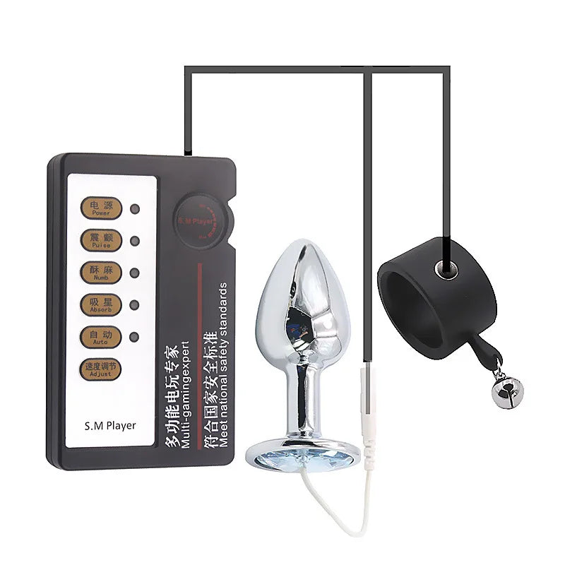 Medical Themed Toys Sex Toys Sex Toy For Women Sex Products Anal Plug Electric Shock Butt Plug Dildo Electrical Stimulation